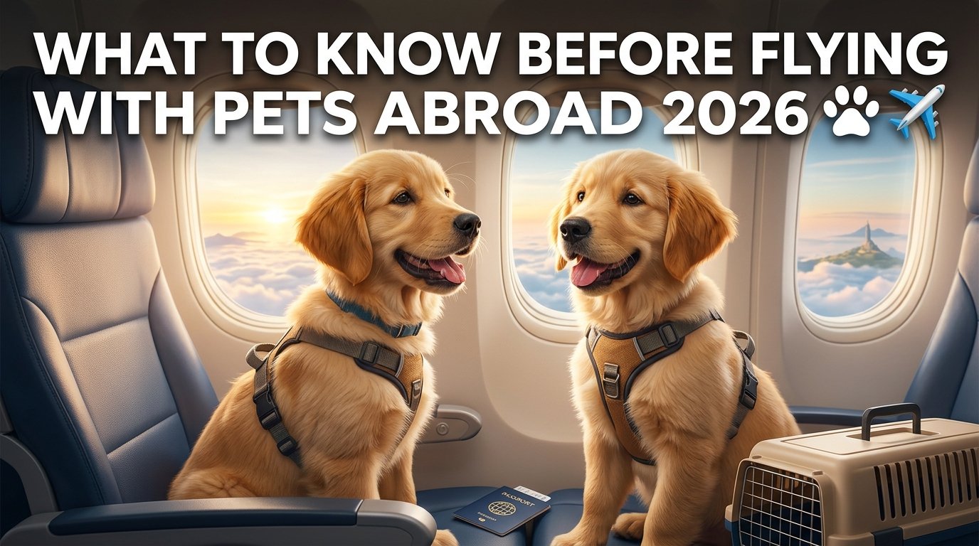 What to Know Before Flying With Pets Abroad 2026
