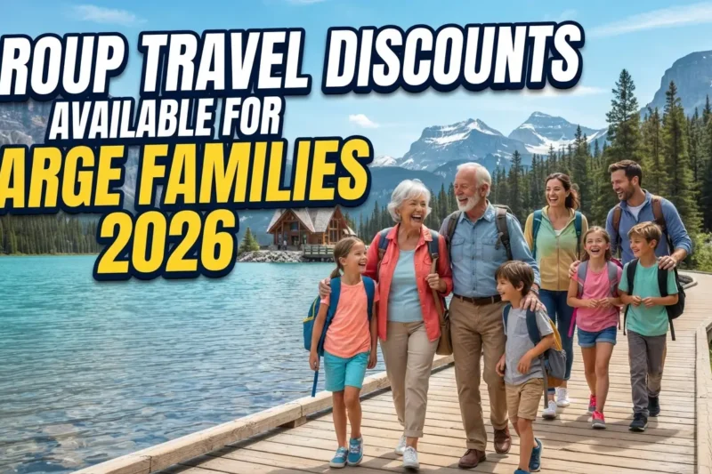 Group Travel Discounts Available for Large Families 2026