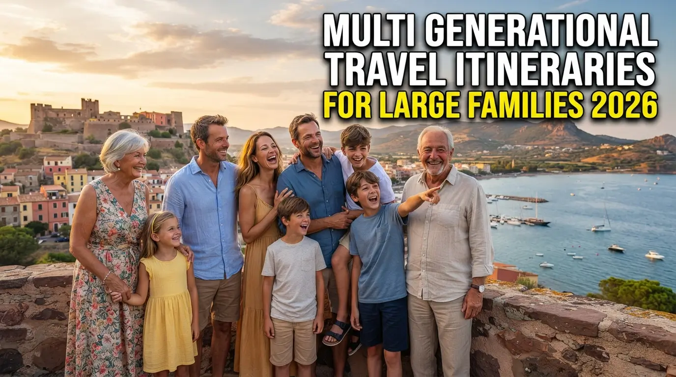 Multi Generational Travel Itineraries for Large Families 2026