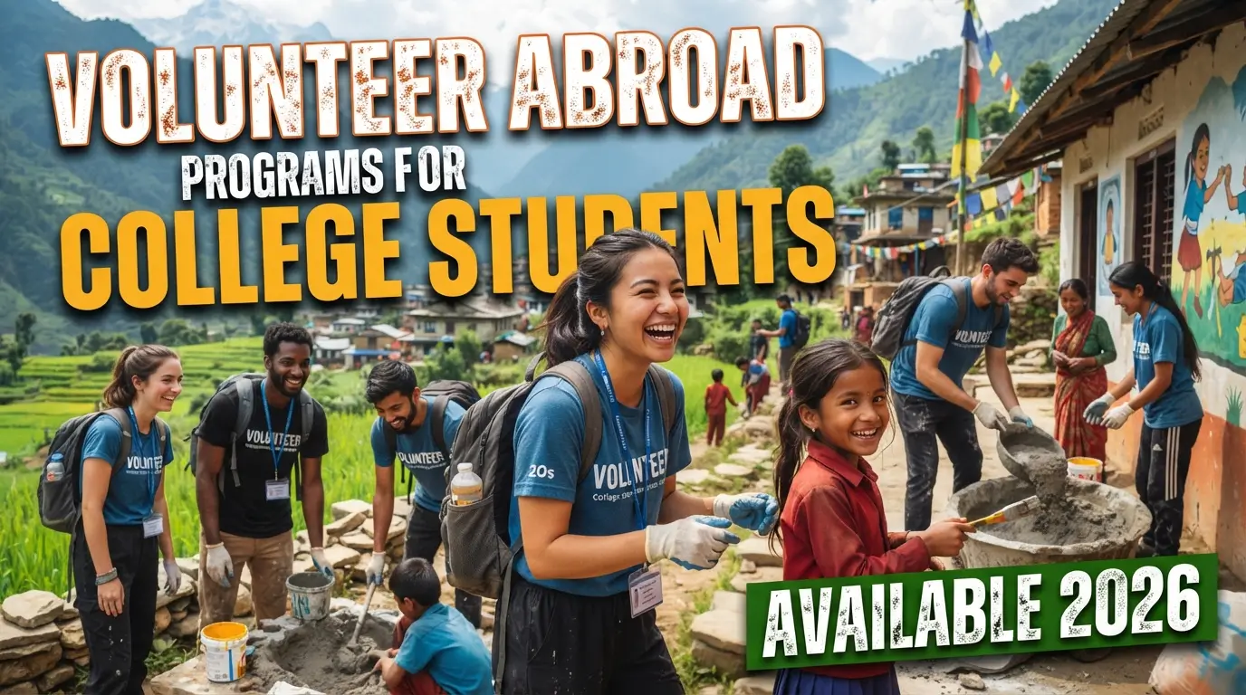 Volunteer Abroad Programs for College Students Available 2026